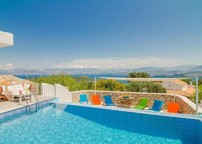 Villa Armonia By Rastonivillas - Colorful And Sunny! Northeast Corfu *