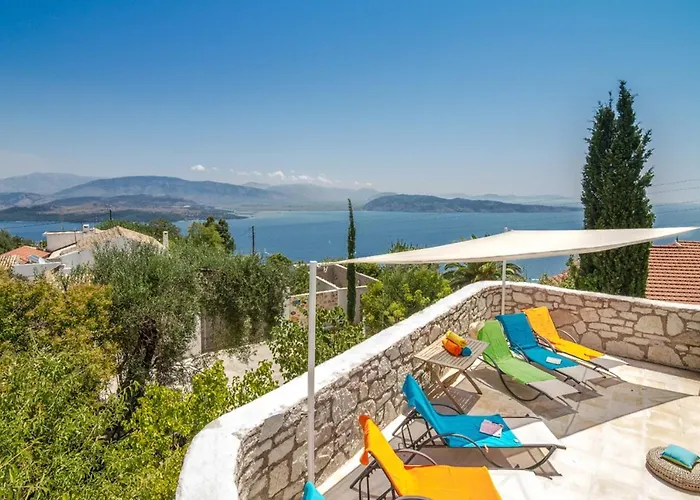 Villa Armonia By Rastonivillas - Colorful And Sunny! Northeast Corfu * Viggla